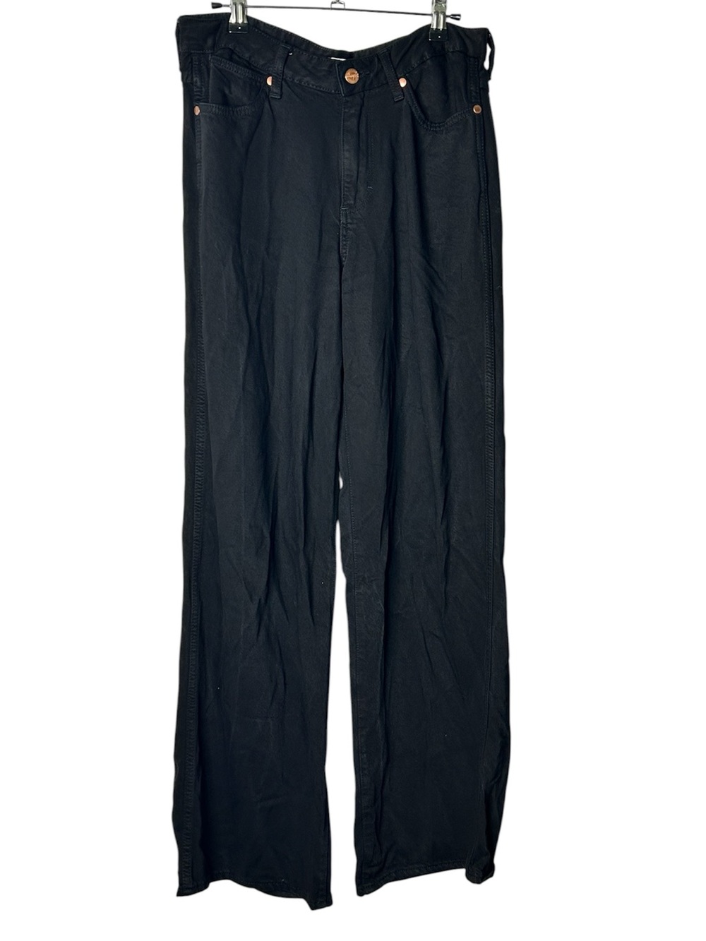 Wrangler Jeans Black Wide Leg
